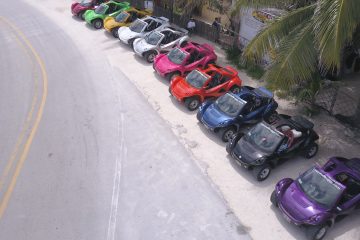 dune buggys parked